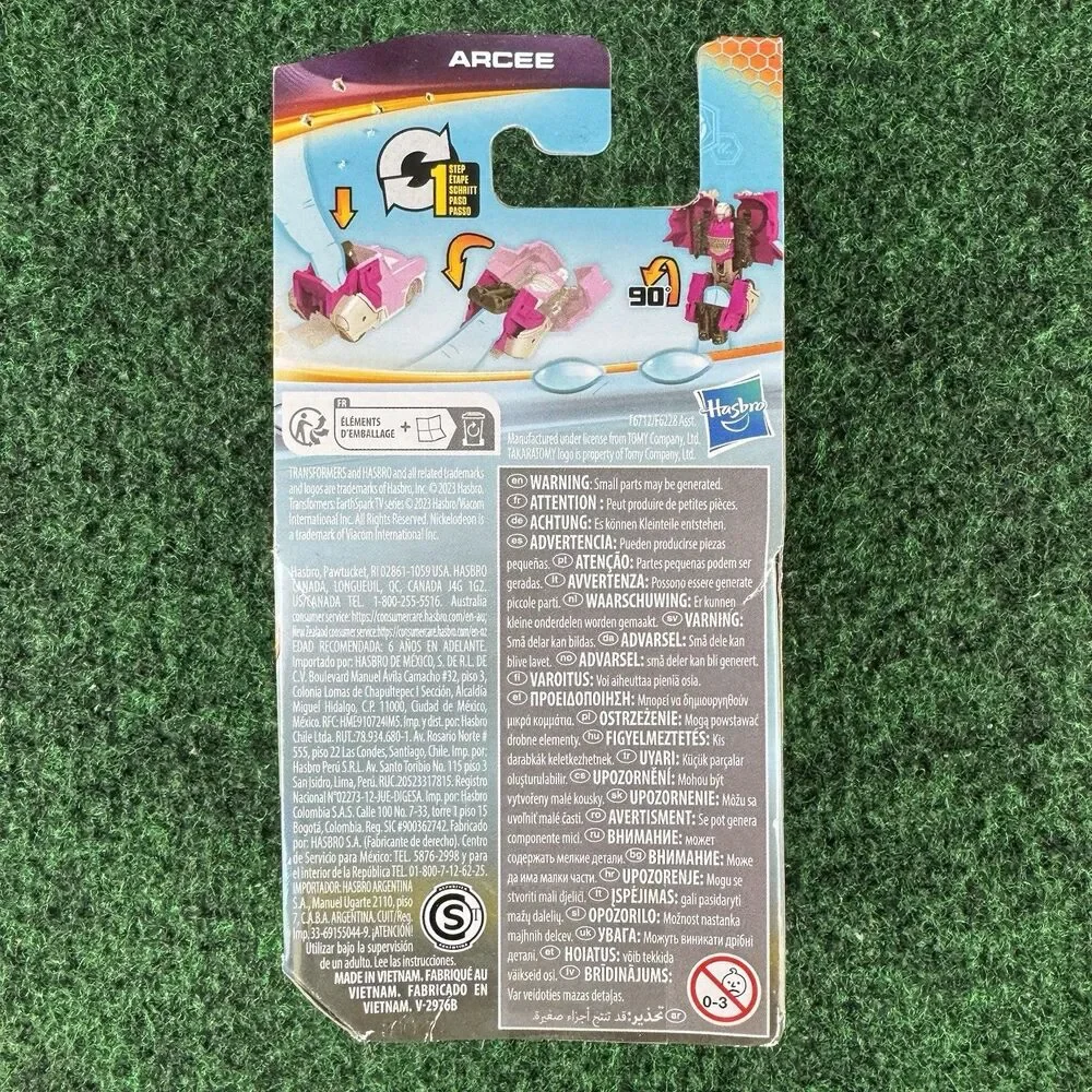 Transformers Earthspark Tacticon Arcee Mini Action Figure Hasbro Finger 2023
